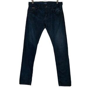 Jacob Davis Slim Leg Selvedge Jeans Size 33